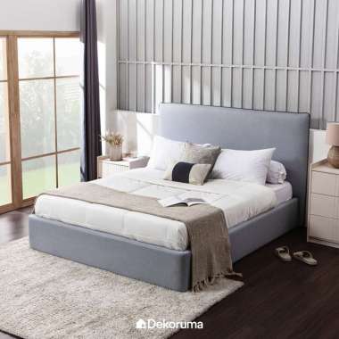 Dekoruma HIDEO Headboard & Divan / Dipan dan Sandaran 160.5 cm x 201 cm (Untuk Kasur 160 cm x 200 cm