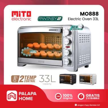 MITO Oven FANTASY 2 FANTASY2 MO 888 Kapasitas Besar 33 Liter Mitochiba MO888 Original Garansi Resmi