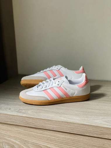 Adidas Samba OG White Semi Pink Spark GS [JP5480] 36