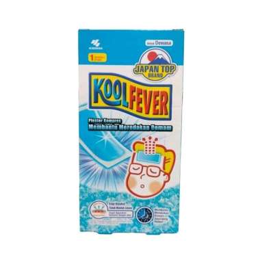 Kool Fever Plester Kompres Penurun Panas Demam Dewasa Box 6's