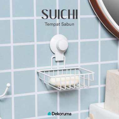 Dekoruma SUICHI Tempat Sabun Dinding Tempel
