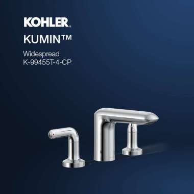 KOHLER Kumin Keran / Kran Air / Lavatory Faucet Widespread Polished Chrome K-99455T-4-CP