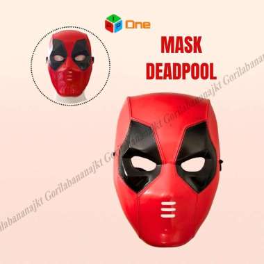 Mainan Topeng Superhero Marvel Deadpool Polos