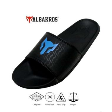Albakros - Sandal Selop Sendal Slipper logo Vektor Biru Series 41 Vektor/Biru