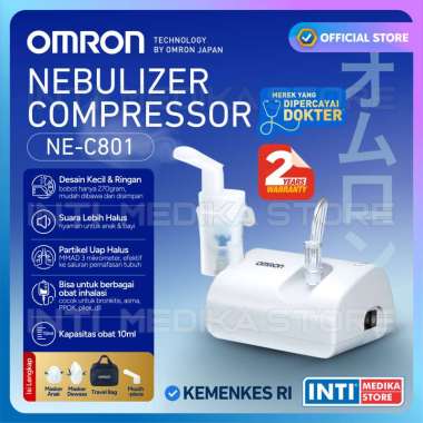 OMRON - Nebulizer Compressor NE C28 C101 C106 C301 C801 NE U100 | Alat Terapi Uap Pernafasan Batuk P