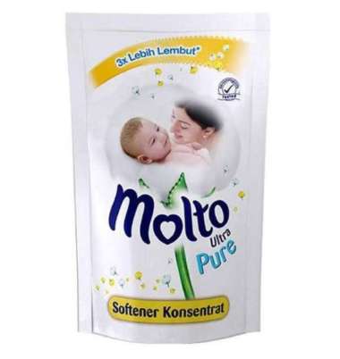 MOLTO Ultra Pure Softener Pelembut Pakaian Bayi [650 mL/ Refill]
