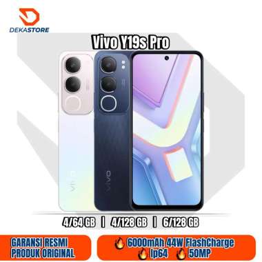 Vivo Y19s Pro 6/128 GB Garansi Resmi 4/64 GB