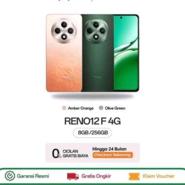 OPPO RENO 12F 4G (8/256) Garansi Resmi Nasional