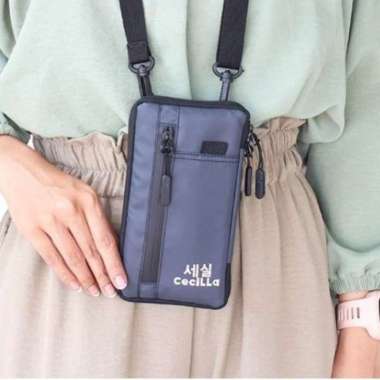 Dmodiss Tas Dompet Wanita Pria Tipe DR-05 Motif Dompet ID Card Dompet Kartu & Uang Dompet Kalung Tas