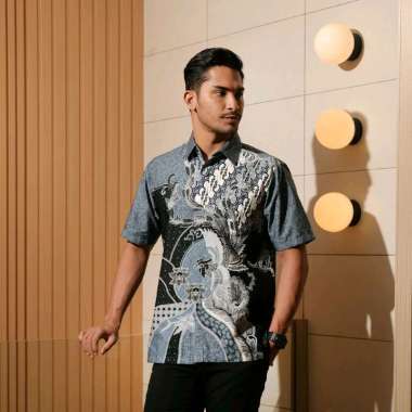 Hadinata Batik Kemeja Pendek Superfine Satria Sita S