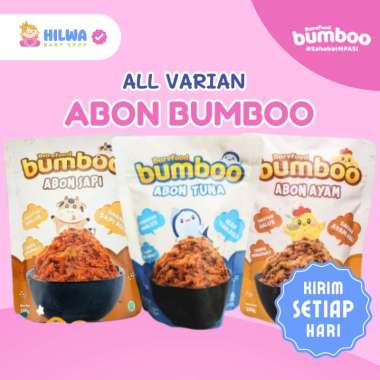 Bumboo Abon Daging Ayam Tuna Sapi Asli - Abon Enak & Bergizi Mpasi Anak | Tanpa Pengawet & Msg Abon 
