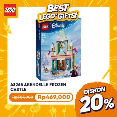 LEGO Disney 43265 Arendelle Frozen Castle (177 Pieces), Building Block, Toys, Bricks