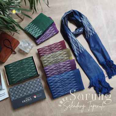 Sarung Tenun Motif Premium Free Selendang Tapanuli Kado Cowok Parcel Ramadhan Hampers Lebaran Idul F