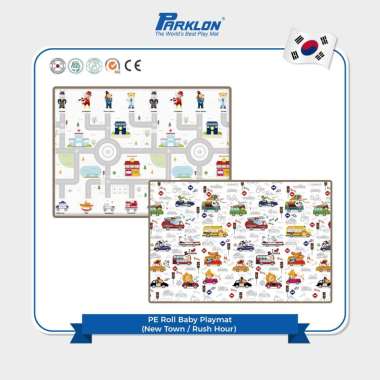 Parklon PE Roll Playmat 150x200 cm Double Side | Matras Karpet Lantai Bayi Korea | Matras Bayi | Bay