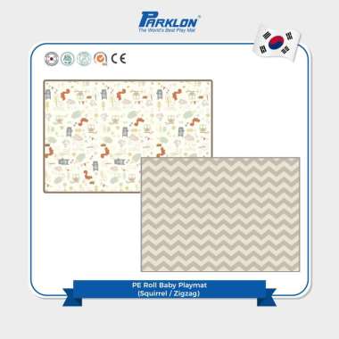 Parklon PE Roll Playmat 150x200 cm Double Side | Matras Karpet Lantai Bayi Korea | Matras Bayi | Bay