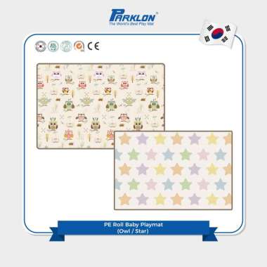 Parklon PE Roll Playmat 150x200 cm Double Side | Matras Karpet Lantai Bayi Korea | Matras Bayi | Bay