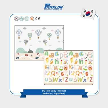 Parklon PE Roll Playmat 150x200 cm Double Side | Matras Karpet Lantai Bayi Korea | Matras Bayi | Bay
