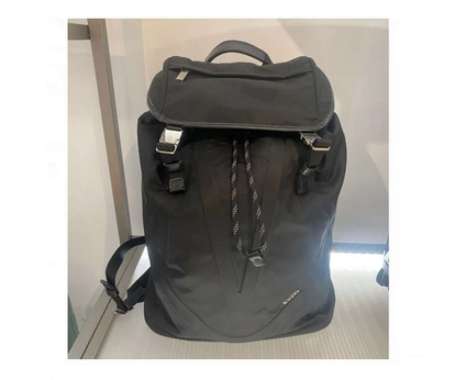 RIMOWA Signature NylonFlap Backpack Bag Large - Tas Ransel - Black