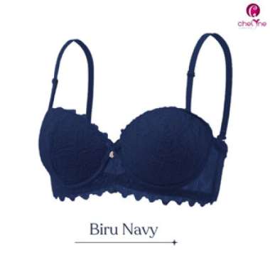Chelyne BH Brukat Lace B813 Half Cup Bra 34/38 - Comfortable Bra Dengan Kawat Penyangga. Size 34/75