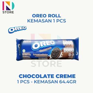 Biskuit Oreo Roll Rasa Vanila Kemasan 119.6gr 1 Pcs OREO CHOCOLATE KECIL