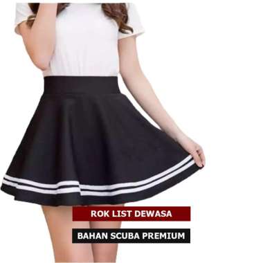 Rok Olahraga Senam | Gym | Zumba |Dancer |Skirt Flare | Rok Korea | Rok Skirt Korean |Rok Pendek Wan