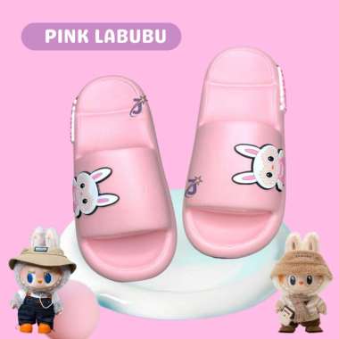Sandal Selop Anak Motif Labubu / Sendal Karakter Labubu Viral untuk Anak 3th - 10 tahun CM: 160 2433