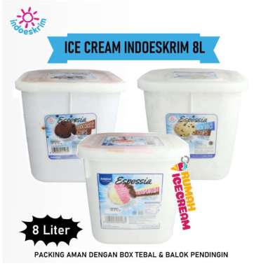 Ice Cream / Es Krim 8 Liter IndoEskrim NeapolitanChips