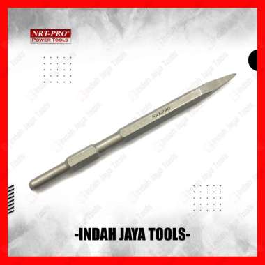 NRT-PRO HEX 17 x 280 mm POINT FLAT - Mata Hammer Bor Bobok Beton Tembok Chisel POINT