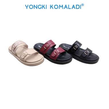 YONGKI KOMALADI MATILDA SANDAL WANITA OL-KVN4691-24 38 Cream