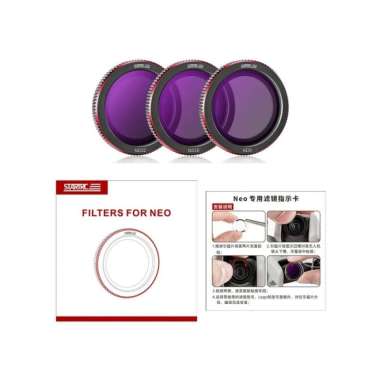STARTRC Filter SET Magnetic for DJI Neo Drone Lens Filters CPL / ND8 / ND16 / ND32 Neutral Density F