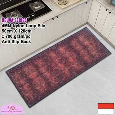 Tren-D-rugs Keset kaki eropa motif abstrak modern alas dapur panjang anti slip 50 cm x 120 cm - NMs 