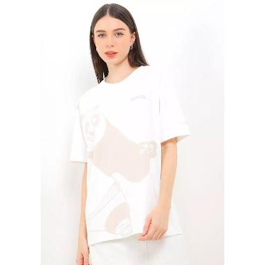 Giordano Women's Kungfu Panda CNY Tee 0539524511 Snow White XXL