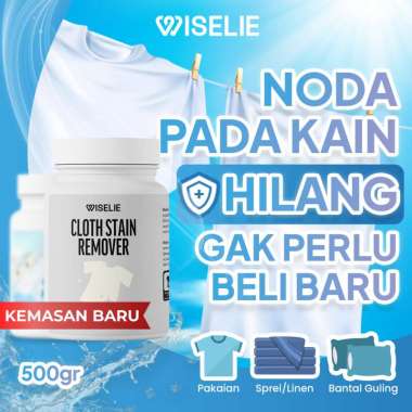 Wiselie - Cloth Stain Remover Penghilang Noda Baju EXTRA BERSIH Pembersih Bantal Mukenah Pencerah Wa