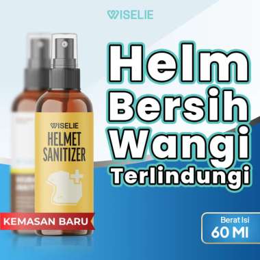 Wiselie - Parfum Penghilang Bau Helm 60ML Helmet Sanitizer non Alcohol Anti Bacterial Anti Virus Men