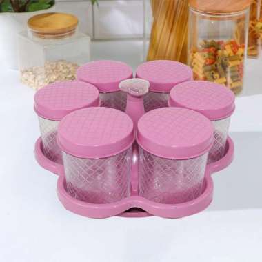 ONE-C1246 Toples Kue Kering Lebaran Set Nampan Wadah Snack Tray Food Container/ Tempat Kue Set Nampa