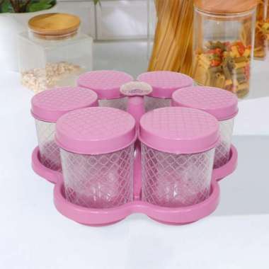 ONE-C1246 Toples Kue Kering Lebaran Set Nampan Wadah Snack Tray Food Container/ Tempat Kue Set Nampa