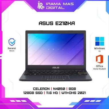 ASUS E210KA CELERON N4050/8GB/128GB SSD/11.6 HD/W11+OHS 2021 - (PEACOCK BLUE, STAR BLACK, DREAMY WHI