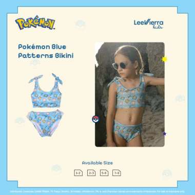 Pokémon Ruffles Bikini, Baju Renang Anak 3-4Y Pokémon