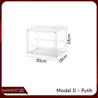 Kotak Display Transparan Box Akrilik Action Figure Stand Tingkat Rak Pajangan Bening Multifungsi MOD