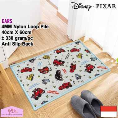 Disney Pixar Cars Official Merchandise keset 40 cm x 60 cm anak anak motif kartun karakter bulu alas
