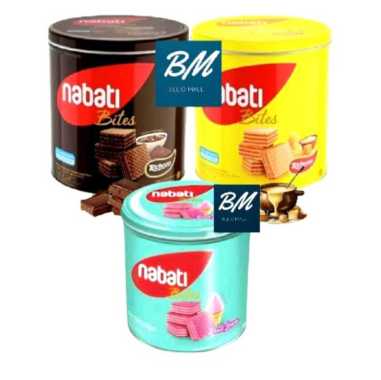 Nabati Wafer Bites Kaleng 250 gr Richeese Richoco Cokelat Keju Pink Lava Pink Lava