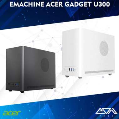 EMACHINE ACER GADGET U300 U300B U300W PC Gaming Case , Casing M-ATX White