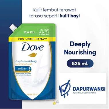 Promo Harga Dove Body Wash Deeply Nourishing 850 ml - Blibli