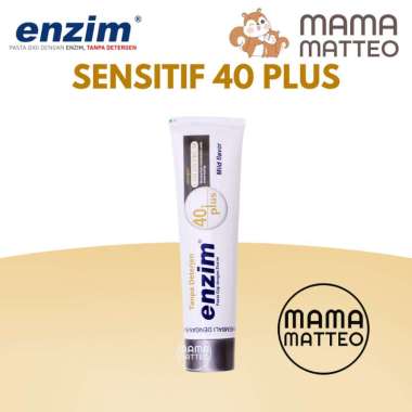 ENZIM Pasta Gigi Sensitif 40 Plus 63gr 124gr 160gr / Tooth Paste Odol Dewasa Gigi Sensitif / BANDUNG