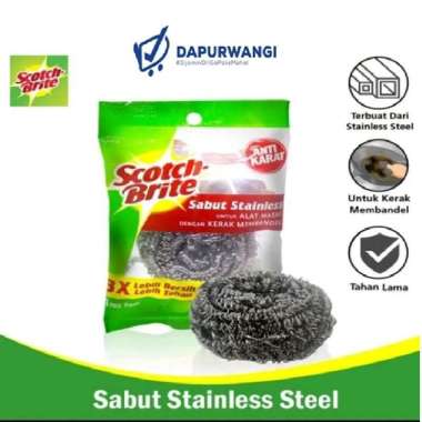 3M Scotch Brite Sabut Sabut Stainless