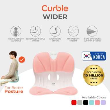 Curble Posture Chair Wider - Peach