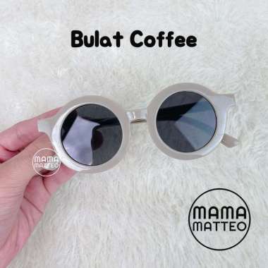 Kacamata Hitam Gaya Bulat Anak Lucu / Kids Sunglasses Bear No Frame Bunny / Kaca Mata Kecil Mini KAC