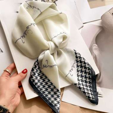 ABIGAIL 70x70cm Korean syal scarf leher scarf tas neck scarf 215