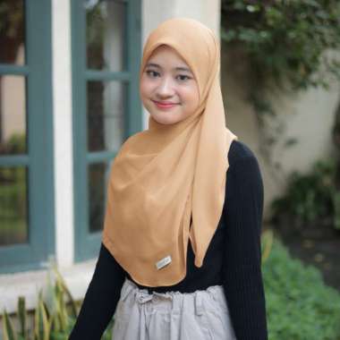 Tiebymin - Amna Hijab Oval Malaysia Apricot Amna