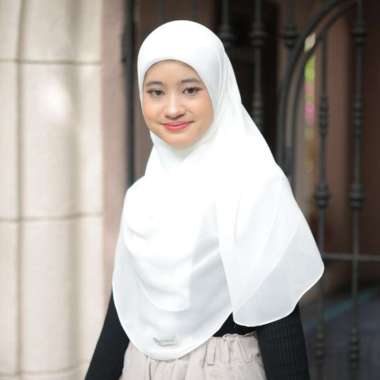 Tiebymin - Amna Hijab Oval Malaysia Marshmallow Amna